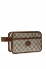 Gucci bolso cabas crew gucci en lona monogram azul y cuero marron