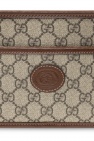 Gucci bolso cabas crew gucci en lona monogram azul y cuero marron