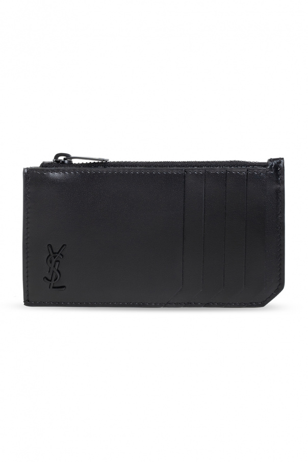 Saint Laurent leather wallet with chain saint laurent bag