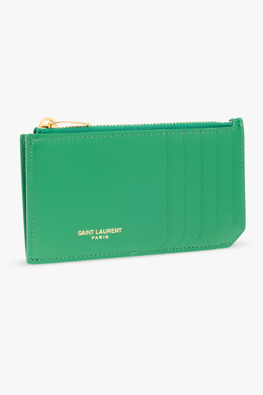 saint laurent green card holder