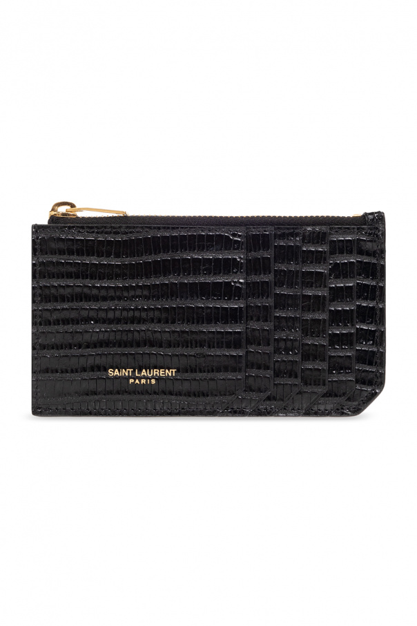 Saint Laurent Card case with logo