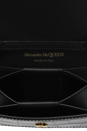 Alexander McQueen Etui na karty na łańcuchu