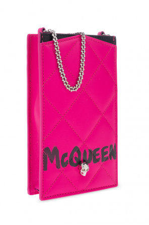 Alexander McQueen Alexander McQueen knuckle-duster quilted shoulder bag Black