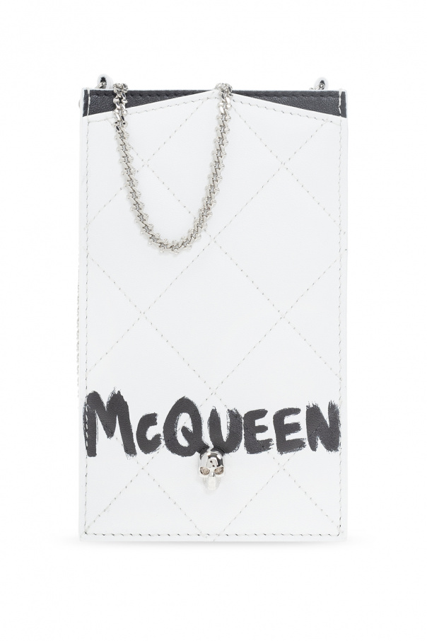 Alexander McQueen Alexander McQueen Kuriertasche mit Logo-Patch Schwarz