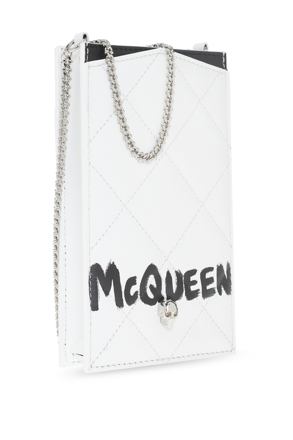 Alexander McQueen Alexander McQueen skull crocodile-effect crossbody bag Rosa