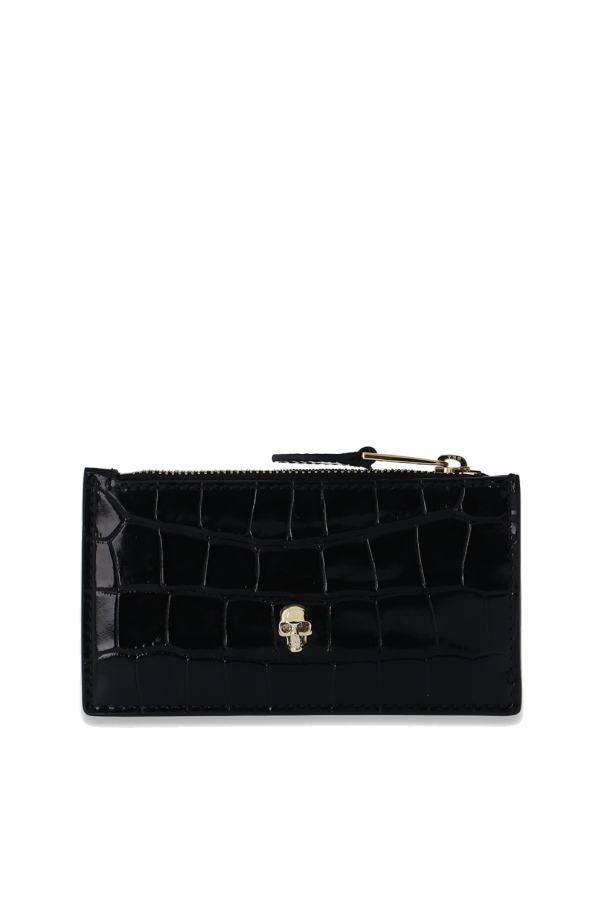 Alexander McQueen Skull motif card case