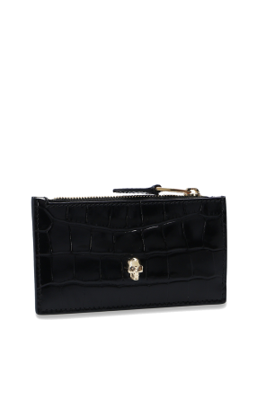 Alexander McQueen Skull motif card case