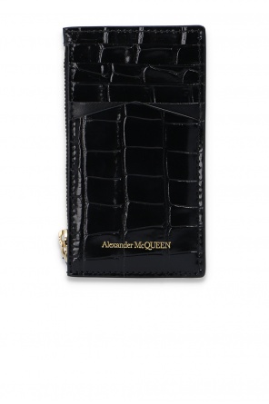 Alexander McQueen Skull motif card case