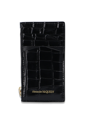 Alexander McQueen Skull motif card case