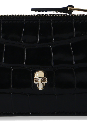 Alexander McQueen Skull motif card case