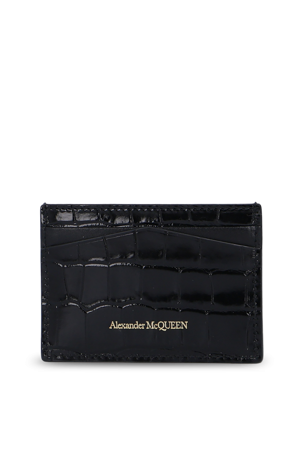 Alexander McQueen Card case with logo