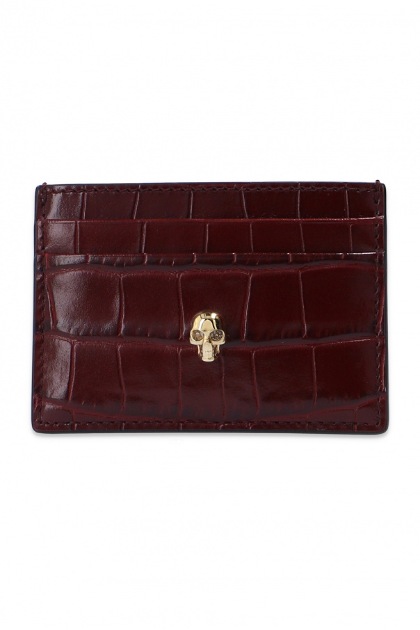 Alexander McQueen Card case with logo