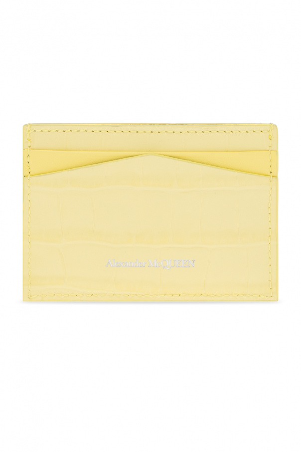 Alexander McQueen alexander mcqueen crystal embellished leather cardholder item
