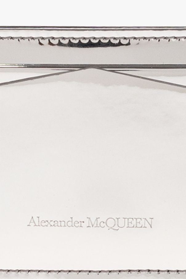 Alexander McQueen Etui na karty z motywem czaszki