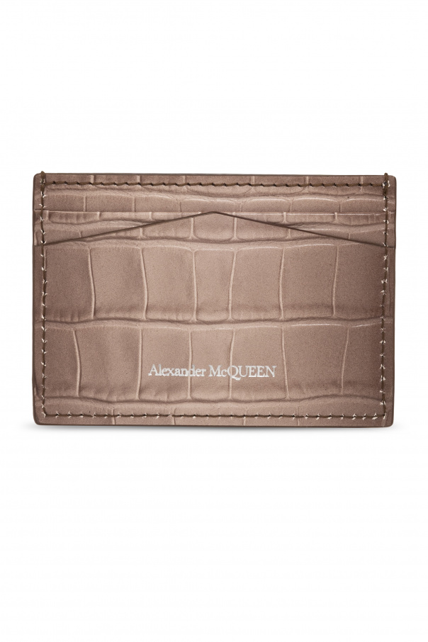 Alexander McQueen ALEXANDER MCQUEEN MOSIĘŻNE KOLCZYKI W KSZTAŁCIE LOGO