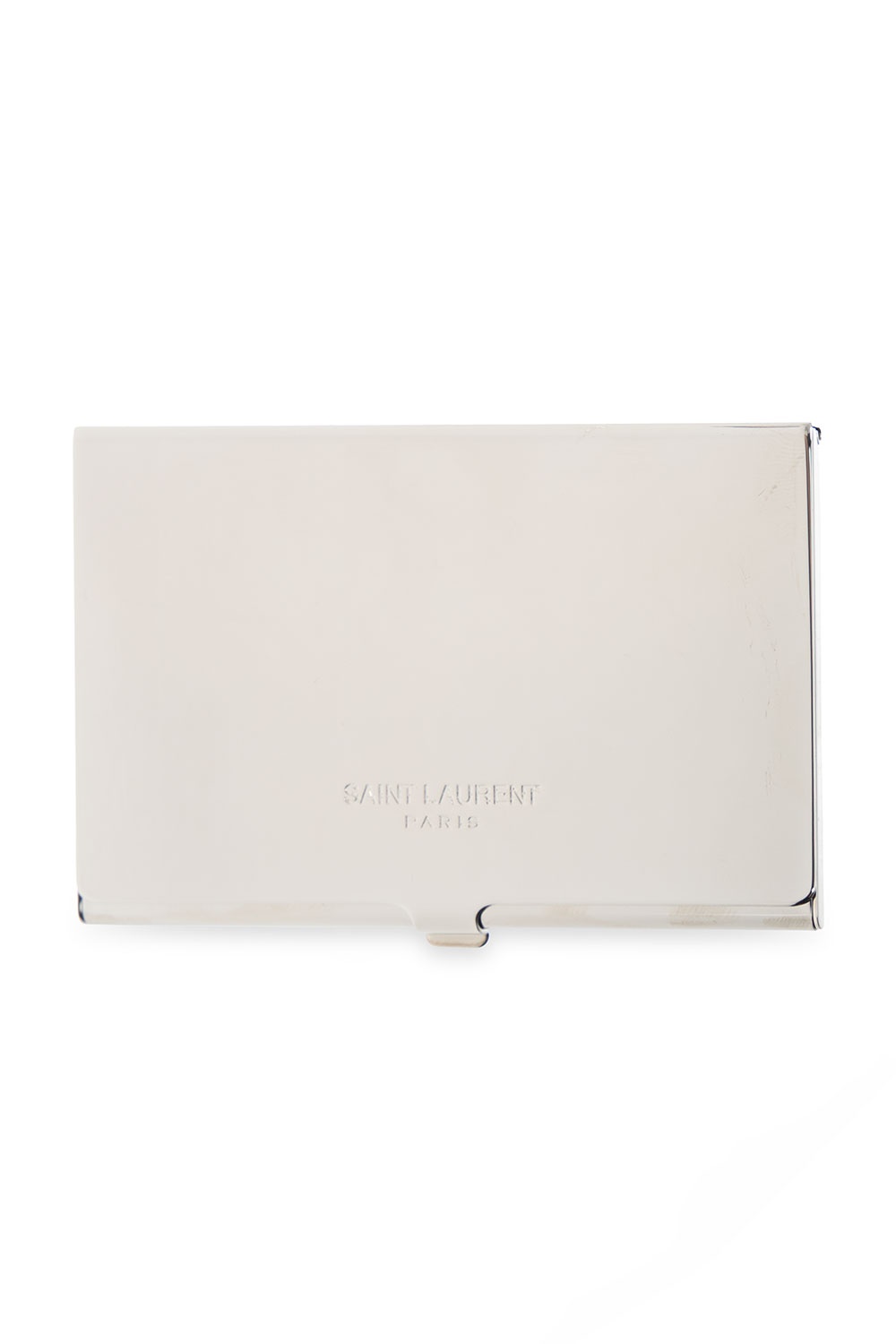 saint laurent metal card case