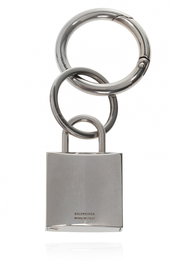Balenciaga Keyring with padlock