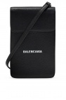 Balenciaga BLACK Phone holder with strap