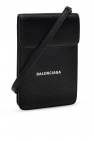 Balenciaga BLACK Phone holder with strap