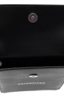 Balenciaga BLACK Phone holder with strap
