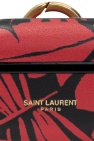 Saint Laurent Sac à main Saint Laurent Roady en cuir bleu-canard