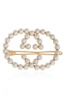 Gucci GOLD Hair clip with logo