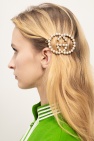 Gucci GOLD Hair clip with logo