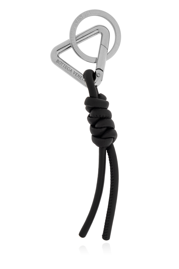 Keyring with leather strap od Bottega Veneta