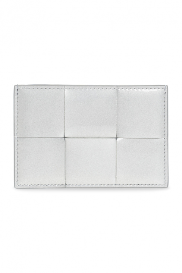 bottega bleu-ciel Veneta bottega bleu-ciel Veneta Black Intrecciato Trifold Wallet