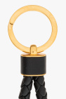 Bottega Veneta BLACK Leather keyring