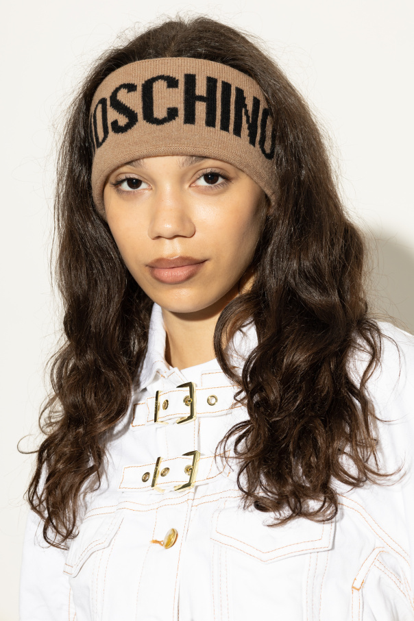Moschino Stirnband mit Logo