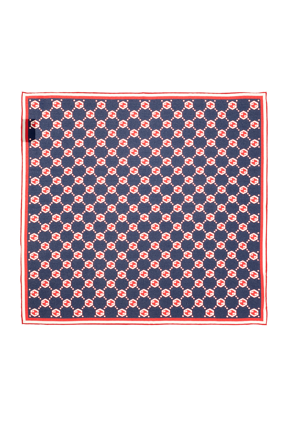 Shop GUCCI 2021-22FW Symbols silk pocket square (630519 4G001 4000) by  baby'sbreath*