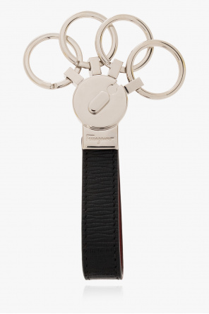 Belt with detachable keyrings