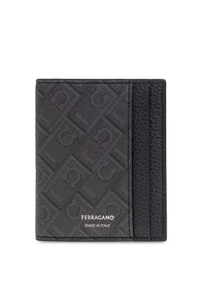 Estuche para tarjetas con logo od FERRAGAMO