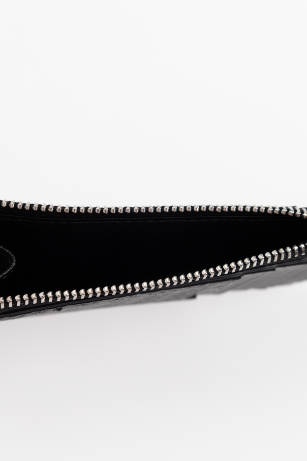 FERRAGAMO Estuche de tarjetas de cuero