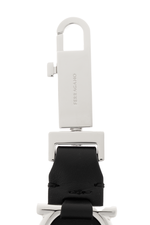 FERRAGAMO Keychain with engraved logo