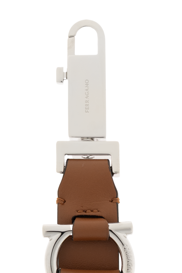 FERRAGAMO Keychain with engraved logo