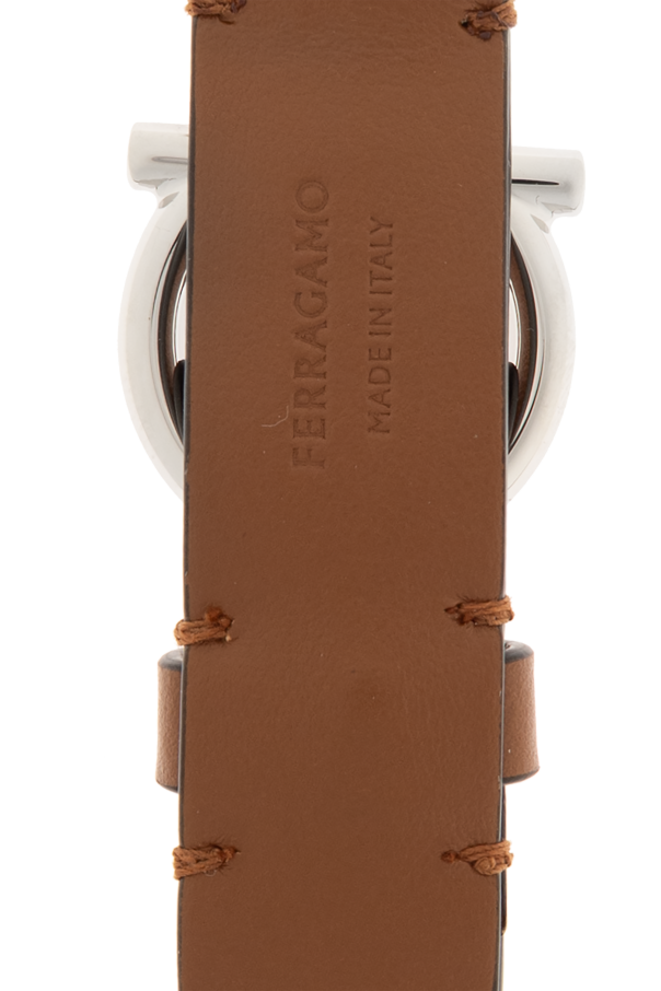 FERRAGAMO Keychain with engraved logo