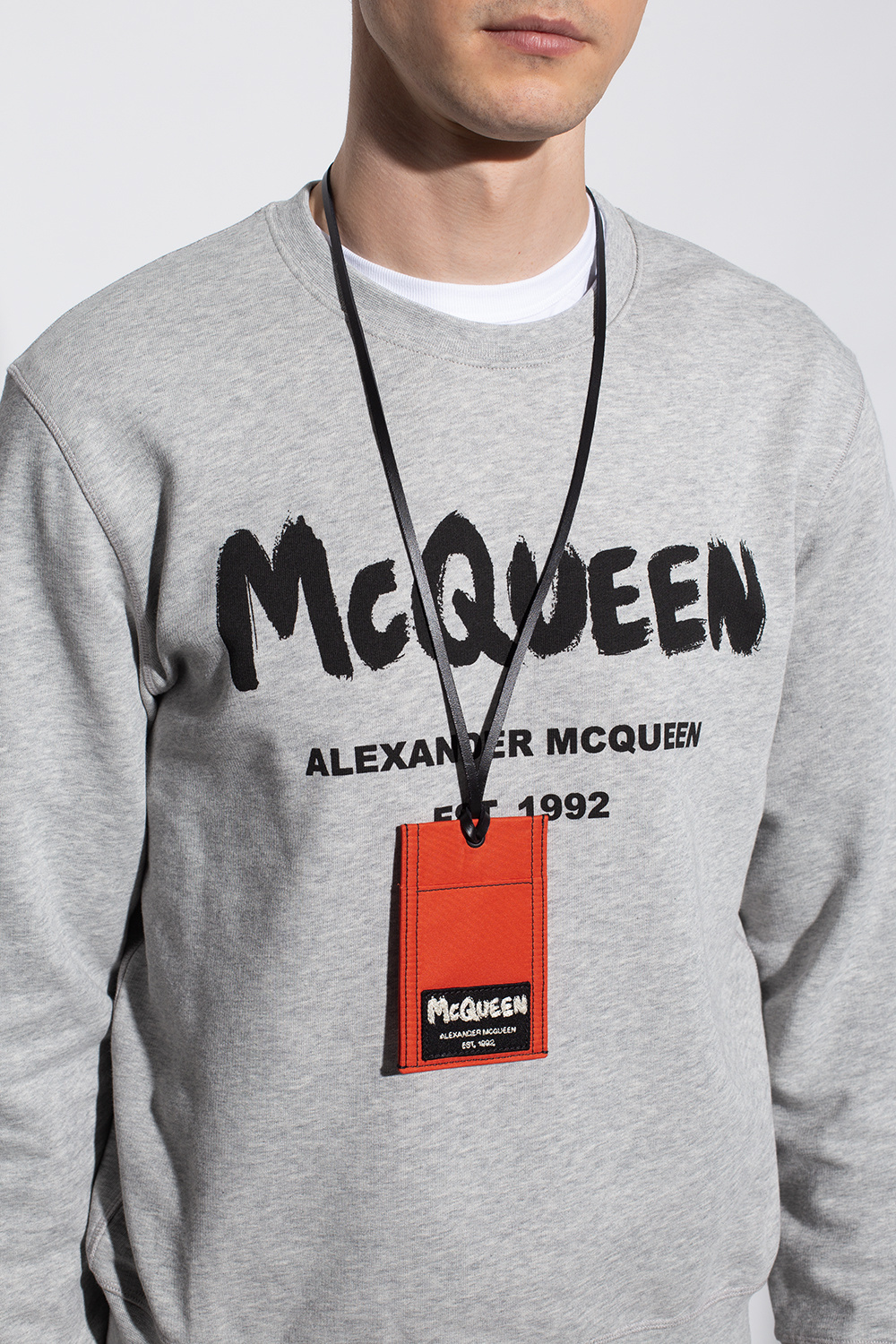 Alexander McQueen Strapped card case