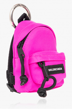Balenciaga Micro backpack Damier keyring
