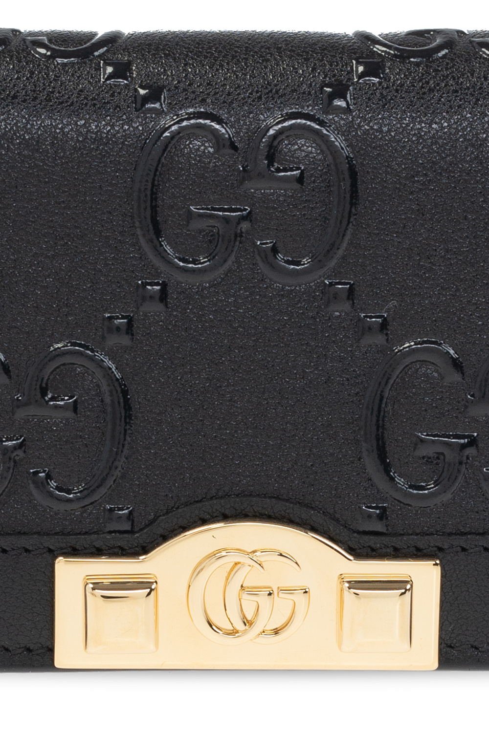 gucci House Leather wallet with logo