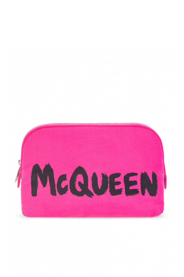 Alexander McQueen Wash bag with logo