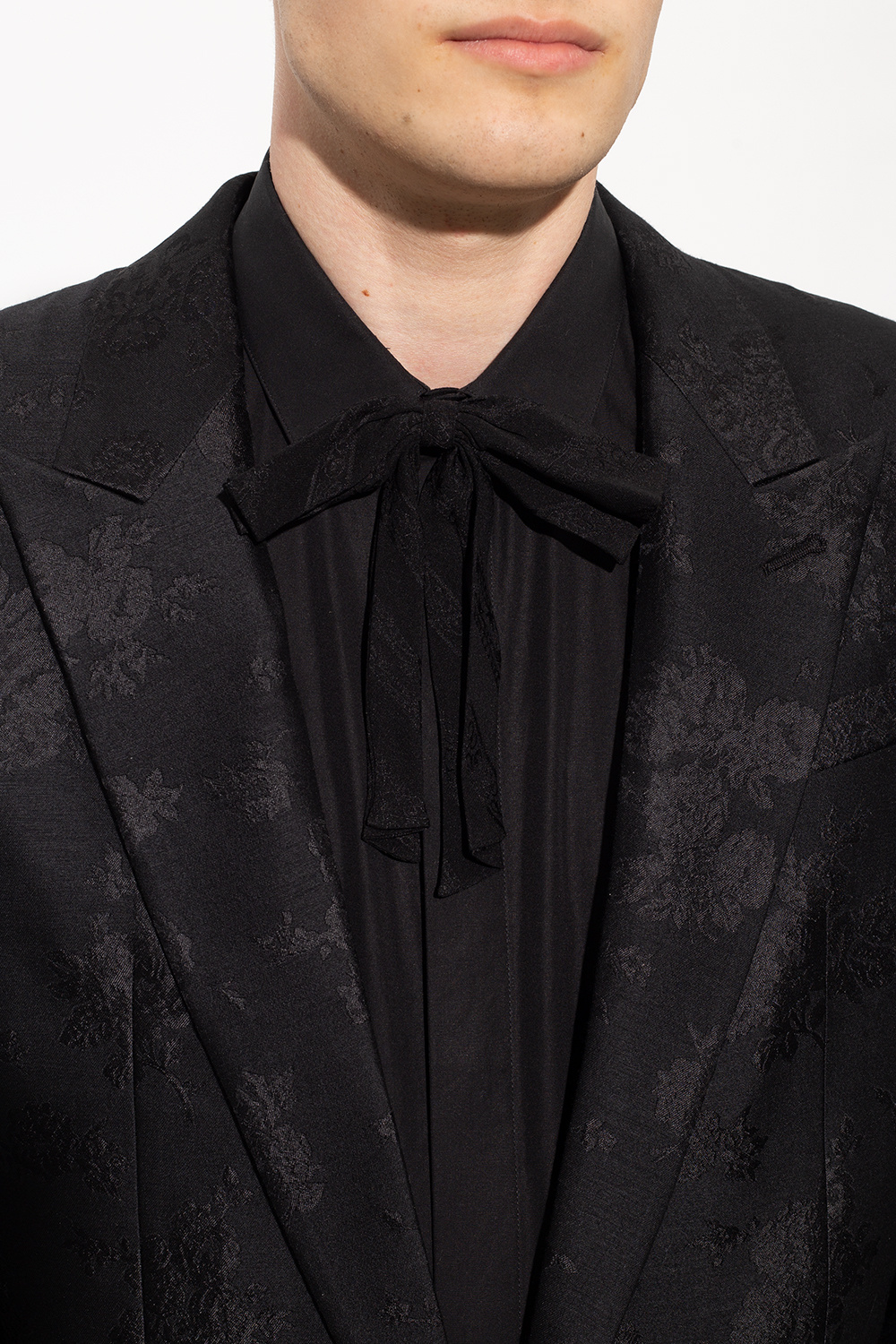 Saint Laurent Yves Saint Laurent Pre-Owned 2000s 'Love' print reversible jacket