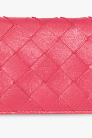 bottega Intrecciato-Muster Veneta Leather card case