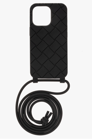 Bottega Veneta Messenger shoulder bag in black braided leather