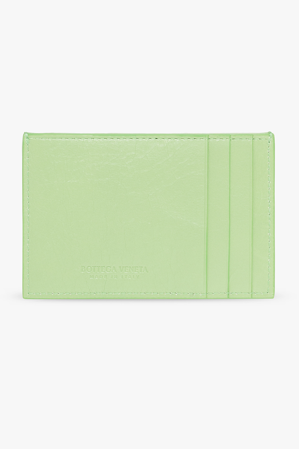 bottega White Veneta Leather card case