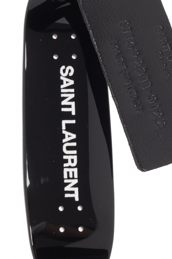 Saint Laurent Saint Laurent Schultertasche mit YSL-Logo Schwarz