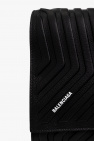 Balenciaga BLACK ‘Car’ phone pouch with strap