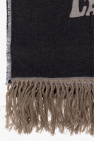 Lanvin Beach blanket with logo