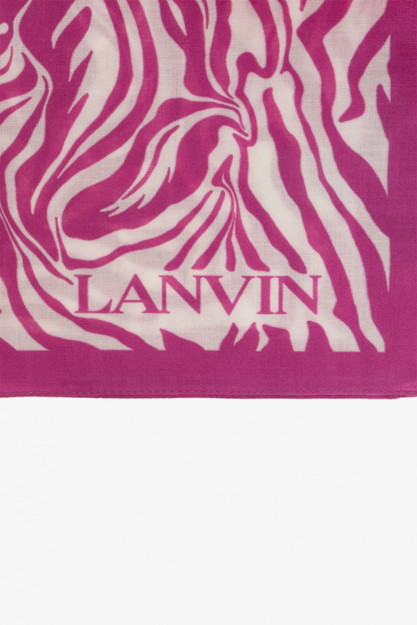 Lanvin Shawl with logo
